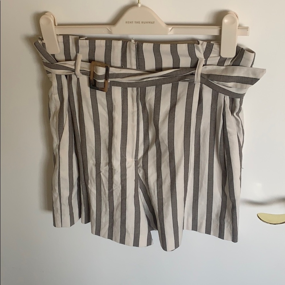 Topshop pleated shorts